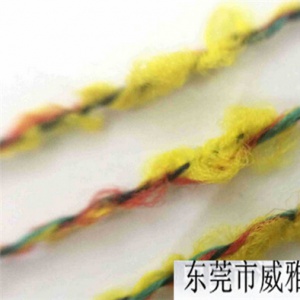 9s/1 抗起球彩点水结珠 特色段染结子纱 100%涤纶秋夏季纱线 红绿黄点点纱